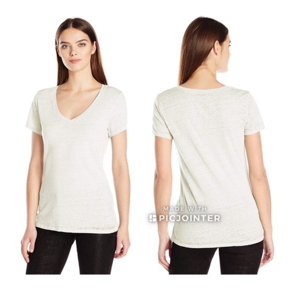 NWT Threads 4 Thought Heather Oatmeal Short Sleeve XS - Picture 1 of 4